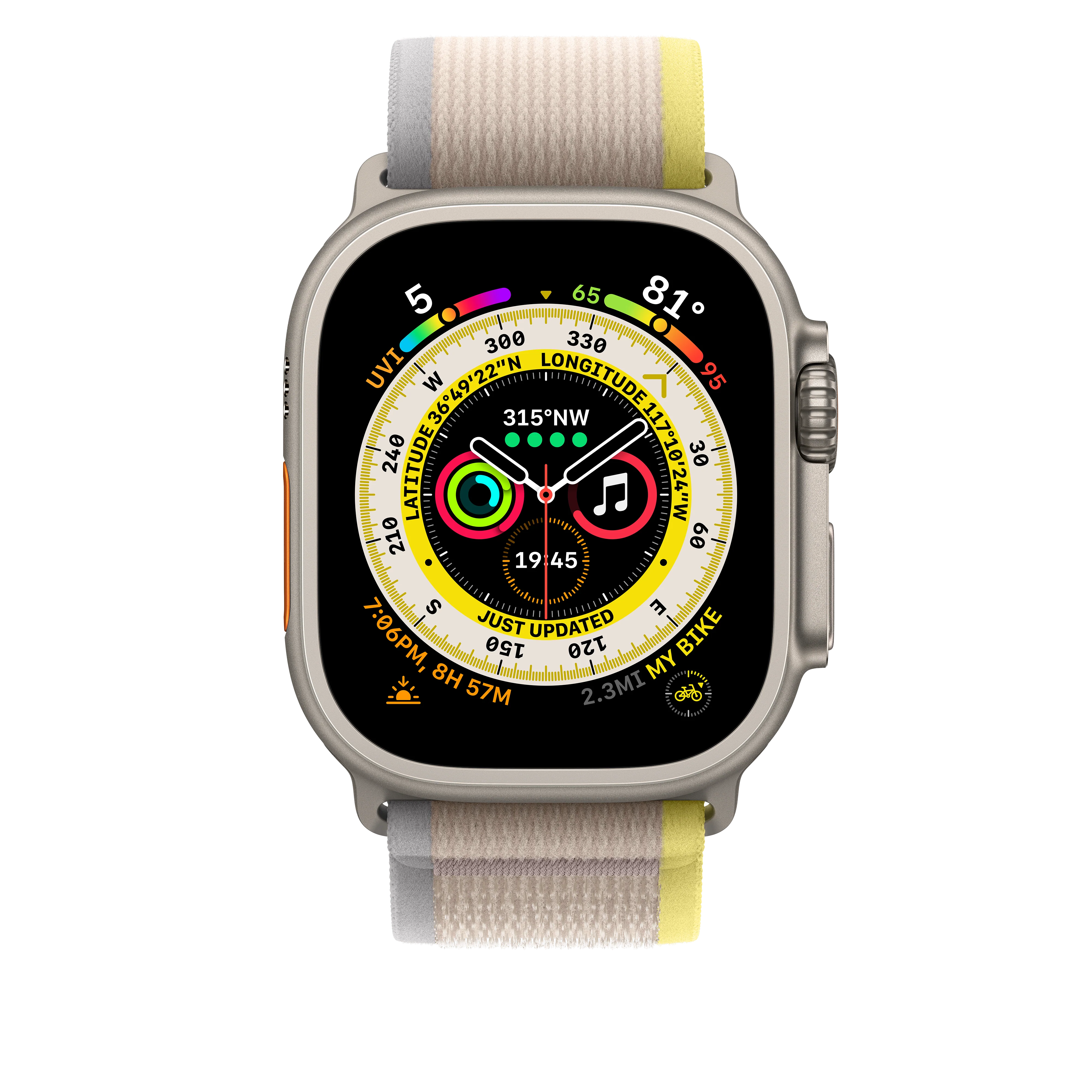Correa Loop Trail amarilla/beis (49 mm) - Talla M/L - Image 3