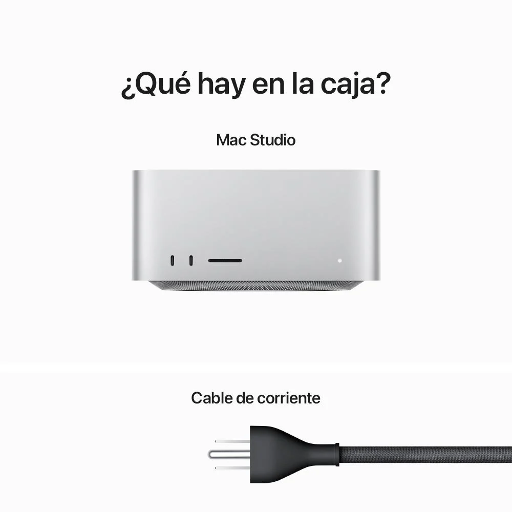 Mac Studio: Chip M2 Max de Apple con CPU de 12 núcleos, GPU de 30 núcleos y Neural Engine de 16 núcleos, 512 GB SSD - Image 7