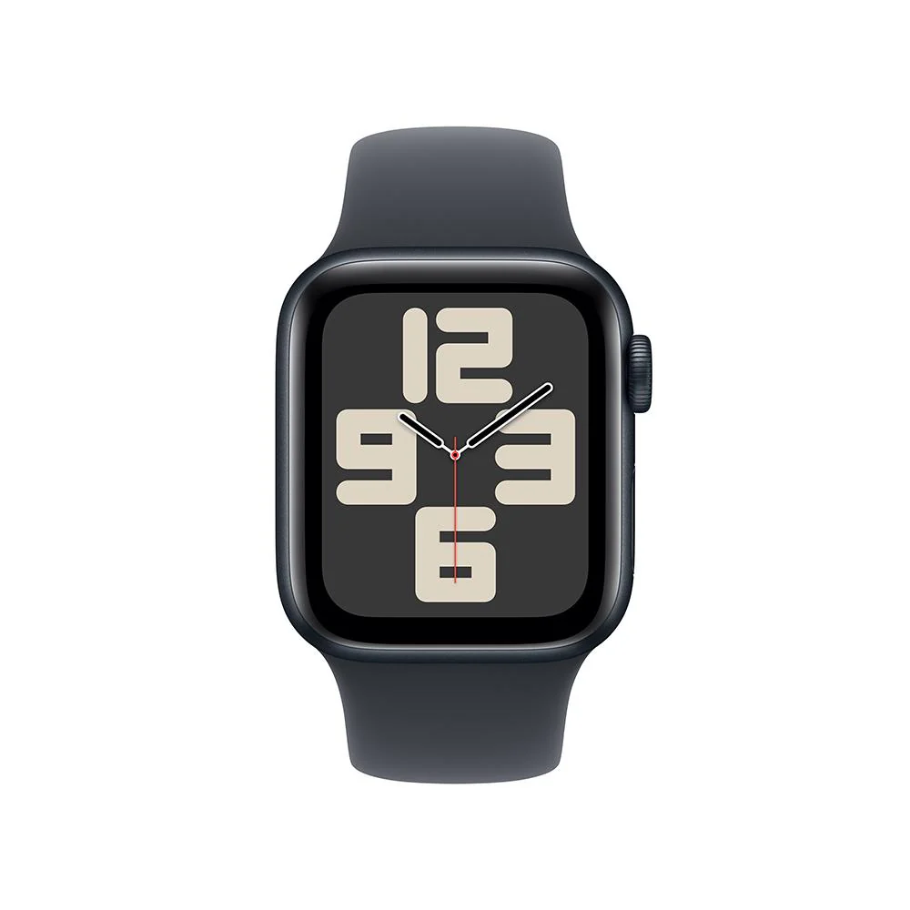 Apple Watch SE GPS • Caja de aluminio color medianoche de 40 mm • Correa deportiva color medianoche - M/L - Image 2