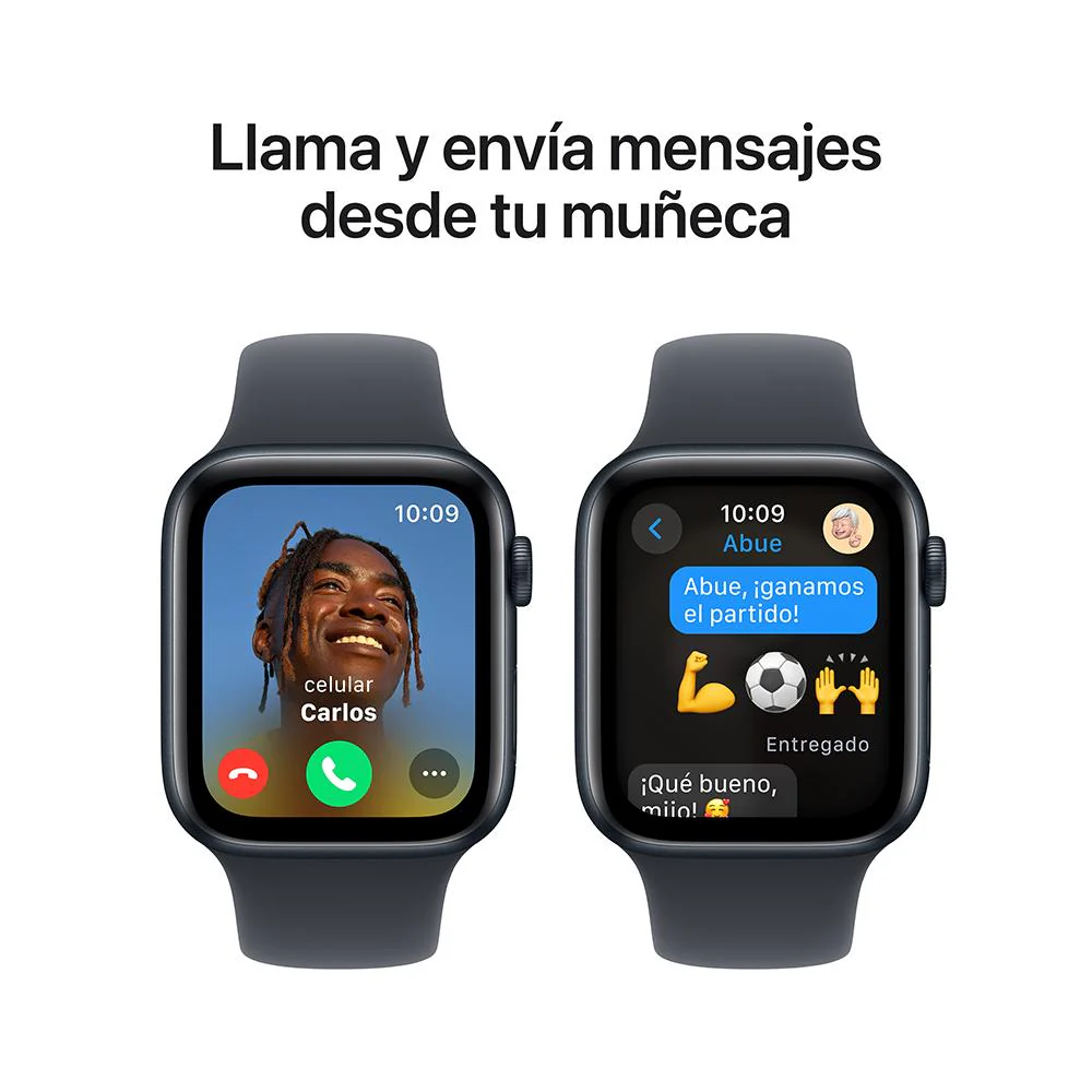 Apple Watch SE GPS • Caja de aluminio color medianoche de 44 mm • Correa deportiva color medianoche - S/M - Image 4