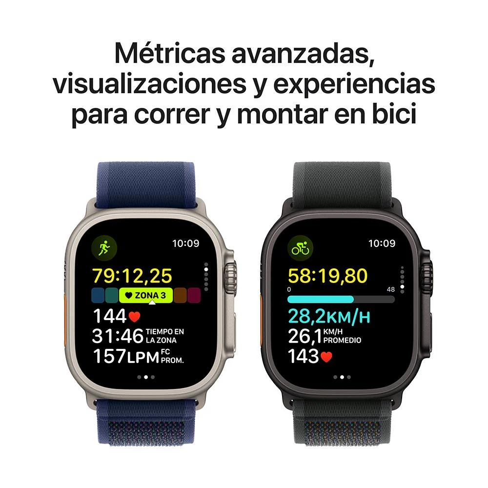 Apple Watch Ultra 2 GPS + Cellular • Caja de titanio negro de 49 mm • Correa estilo milanés de titanio negro - Grande - Image 4