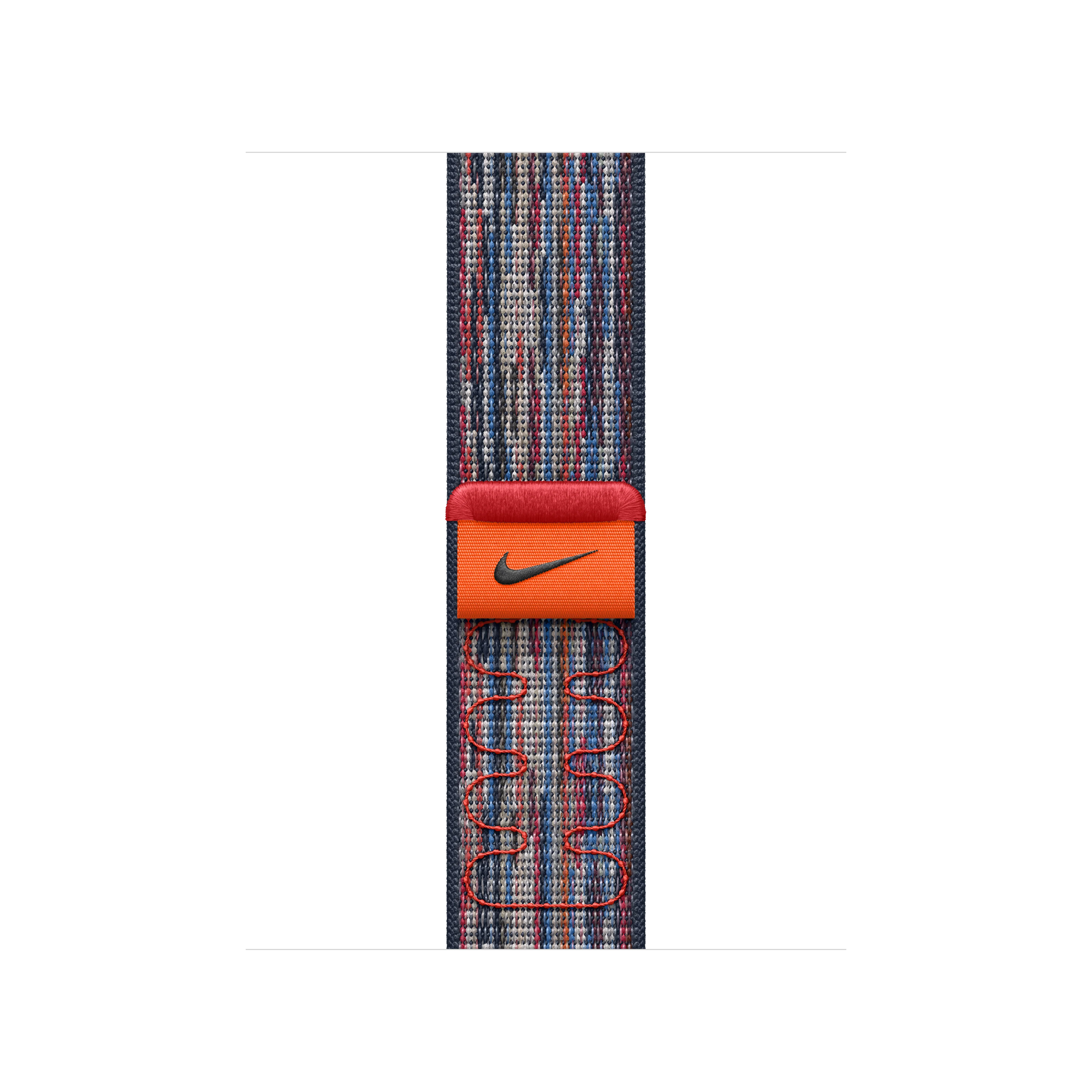 Correa loop deportiva Nike azul/roja para caja de 42 mm - Image 4