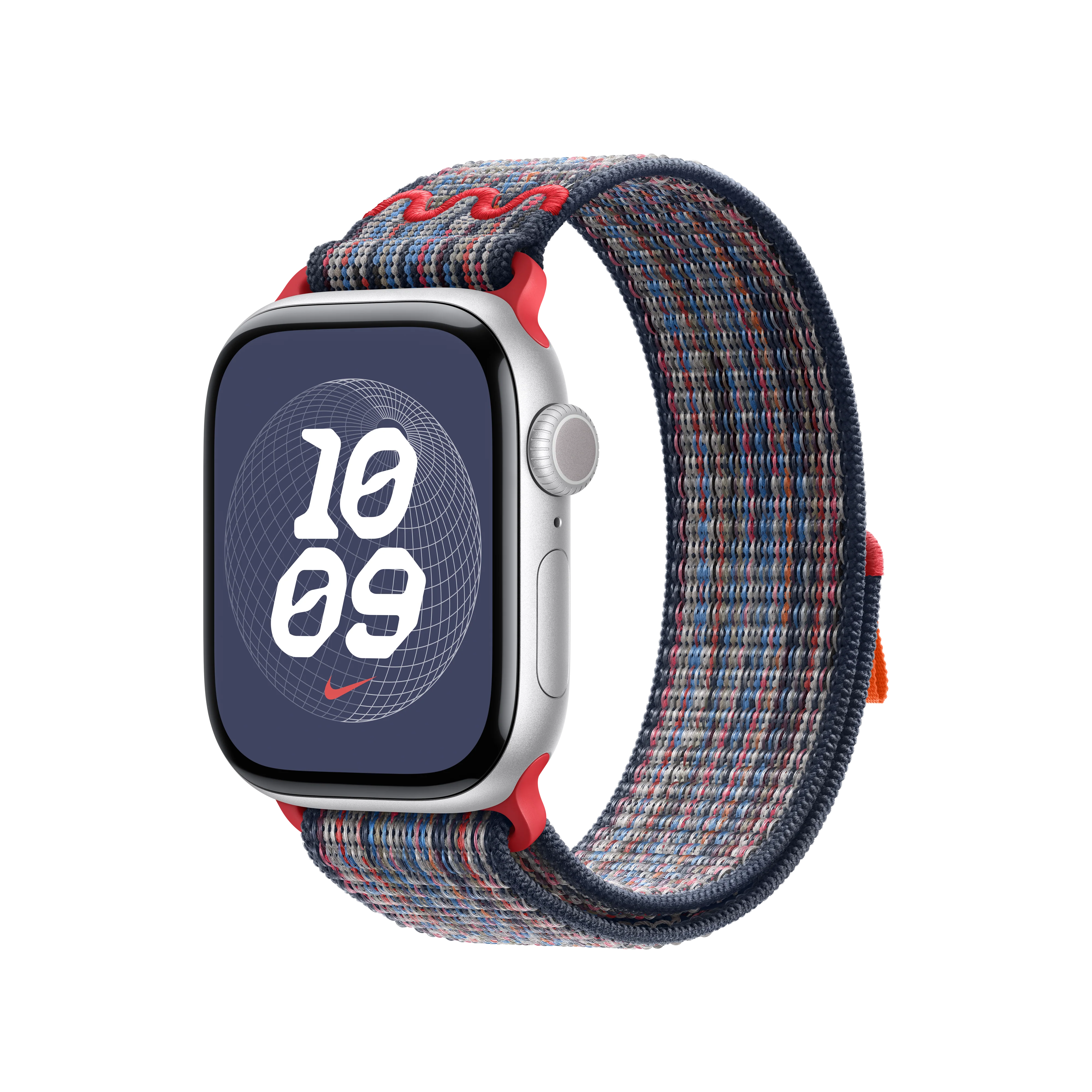 Correa loop deportiva Nike azul/roja para caja de 42 mm - Image 5