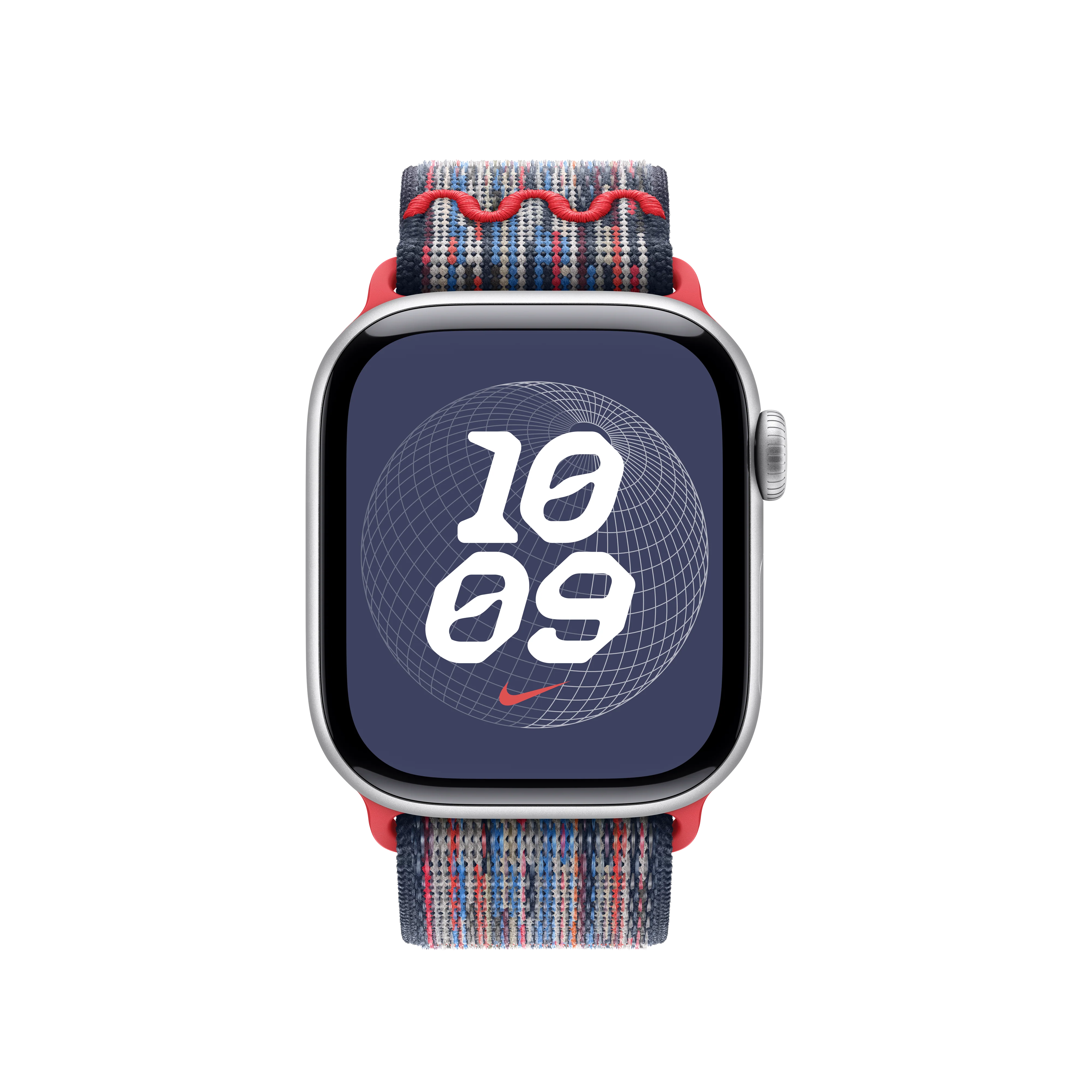 Correa loop deportiva Nike azul/roja para caja de 42 mm - Image 6