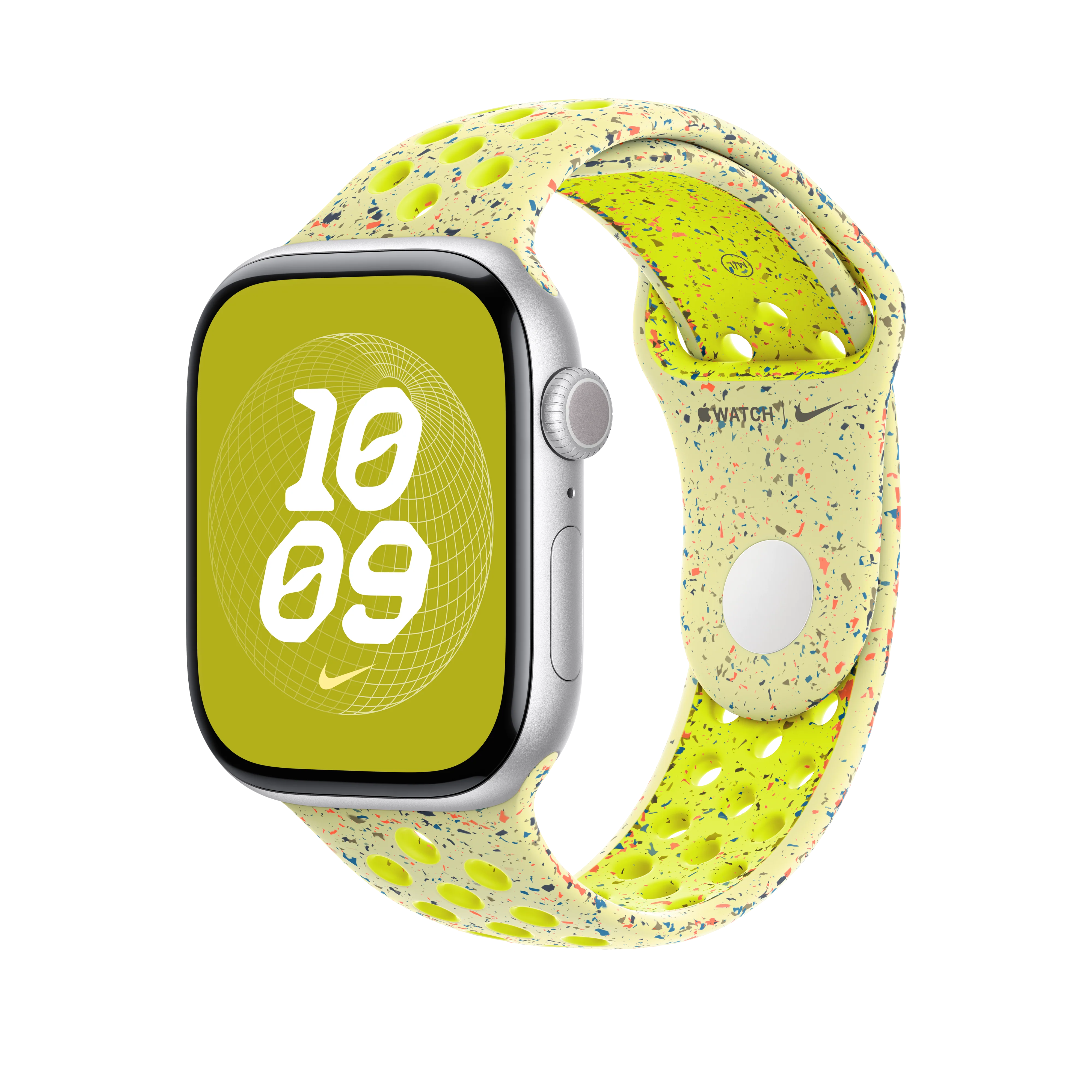 Correa deportiva Nike color Volt Splash para caja de 46 mm - S/M - Image 2