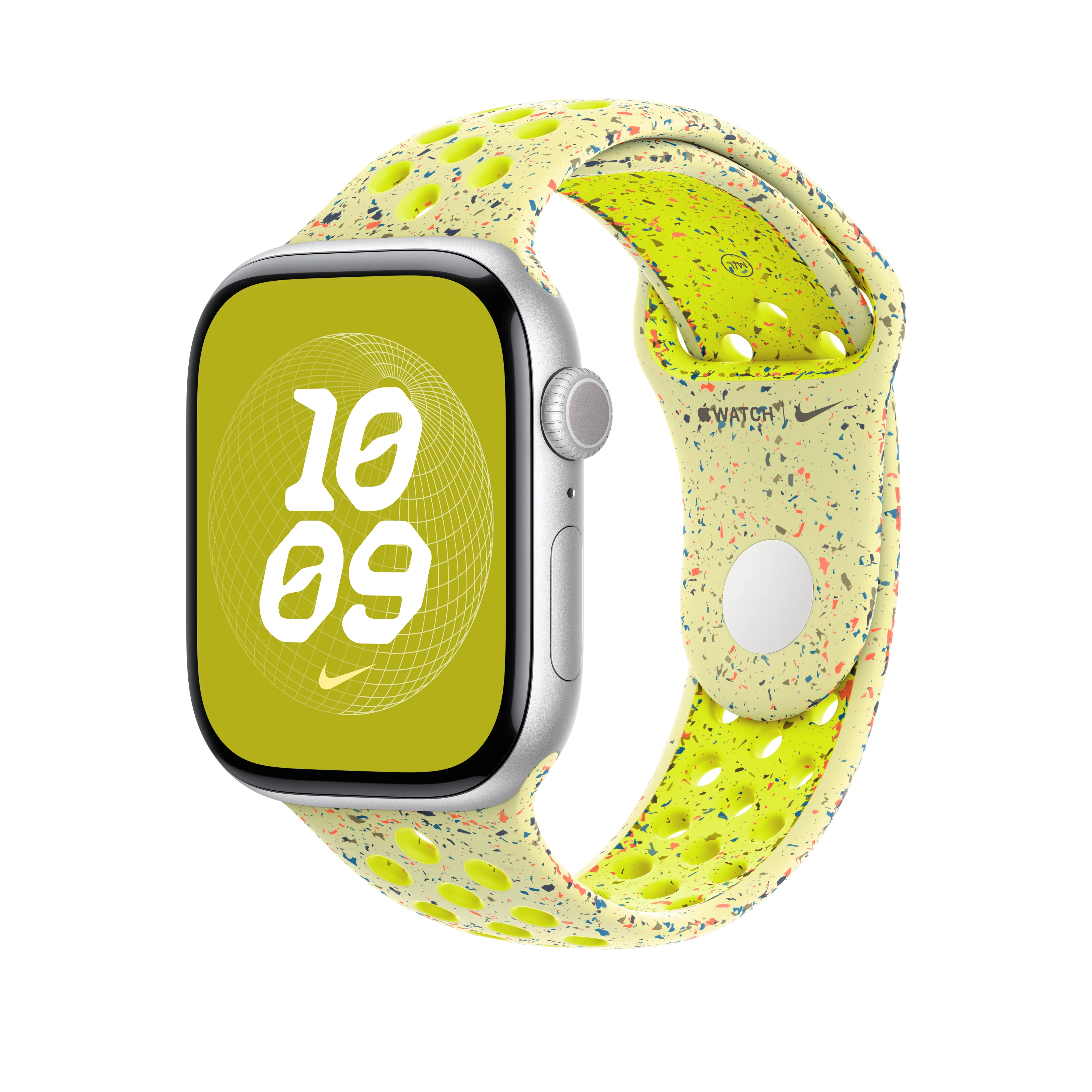 Correa deportiva Nike color Volt Splash para caja de 46 mm - S/M - Image 5