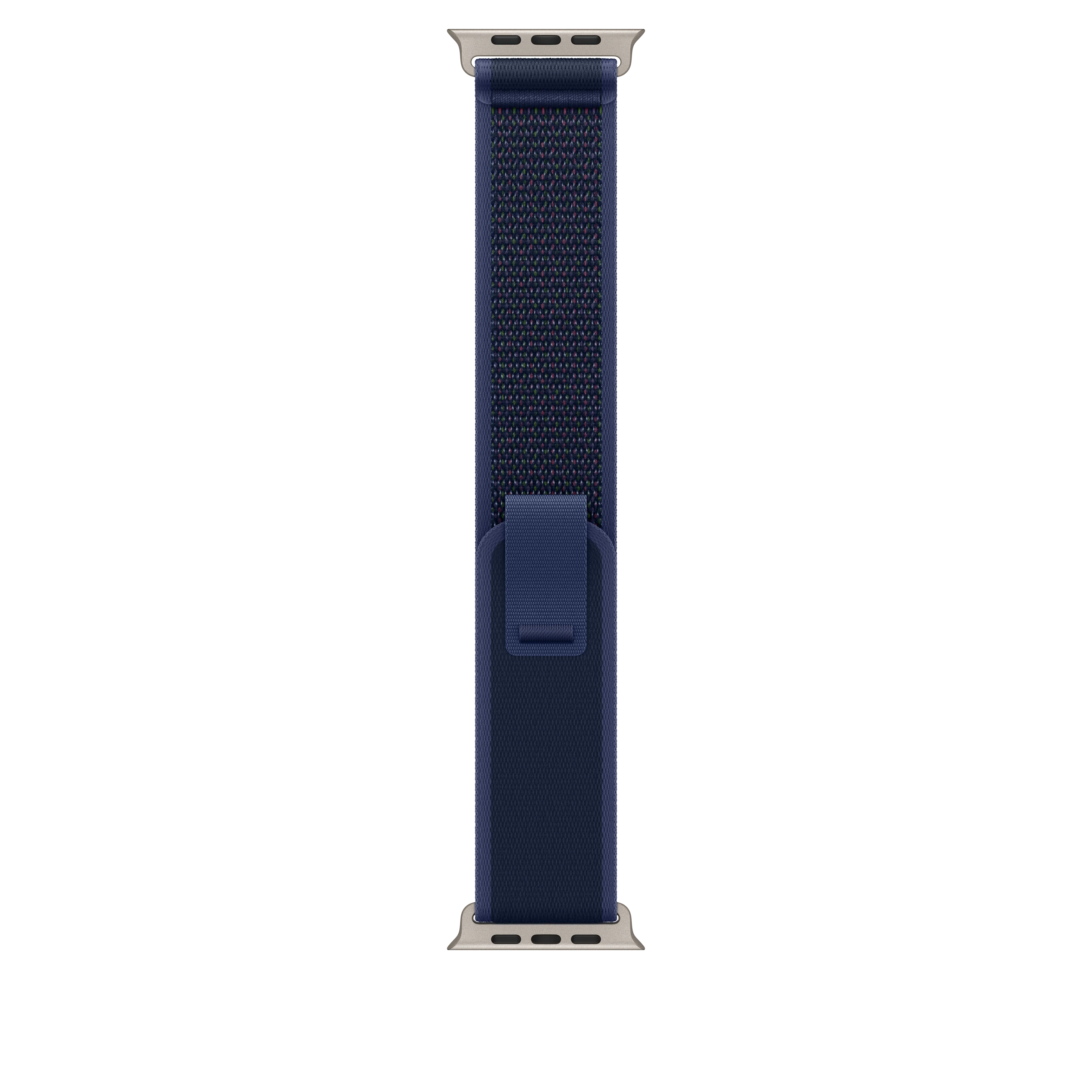 Correa Trail azul para caja de 49 mm - S/M - Acabado de titanio natural