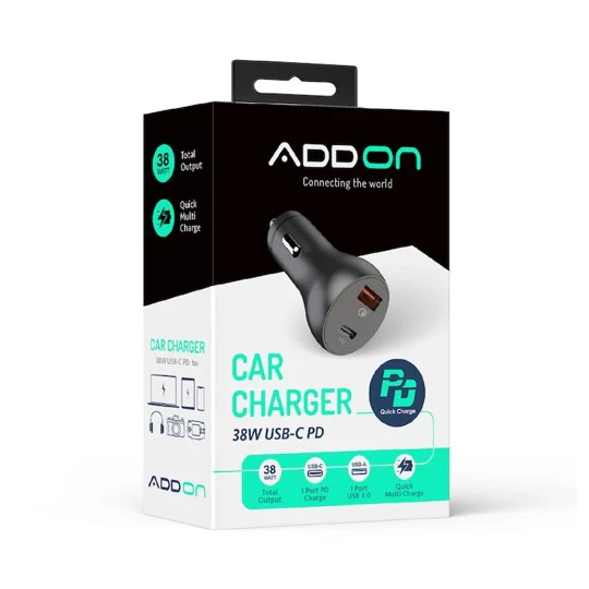 ADAPTADOR ADD ON PARA CARRO 38W USBA/USBC - Image 3