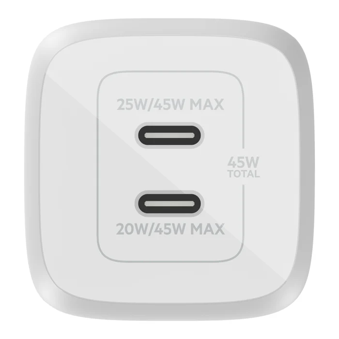 ADAPTADOR BELKIN DE PARED BOOSTCHARGE 45W GAN 2 PUERTOS - Image 5