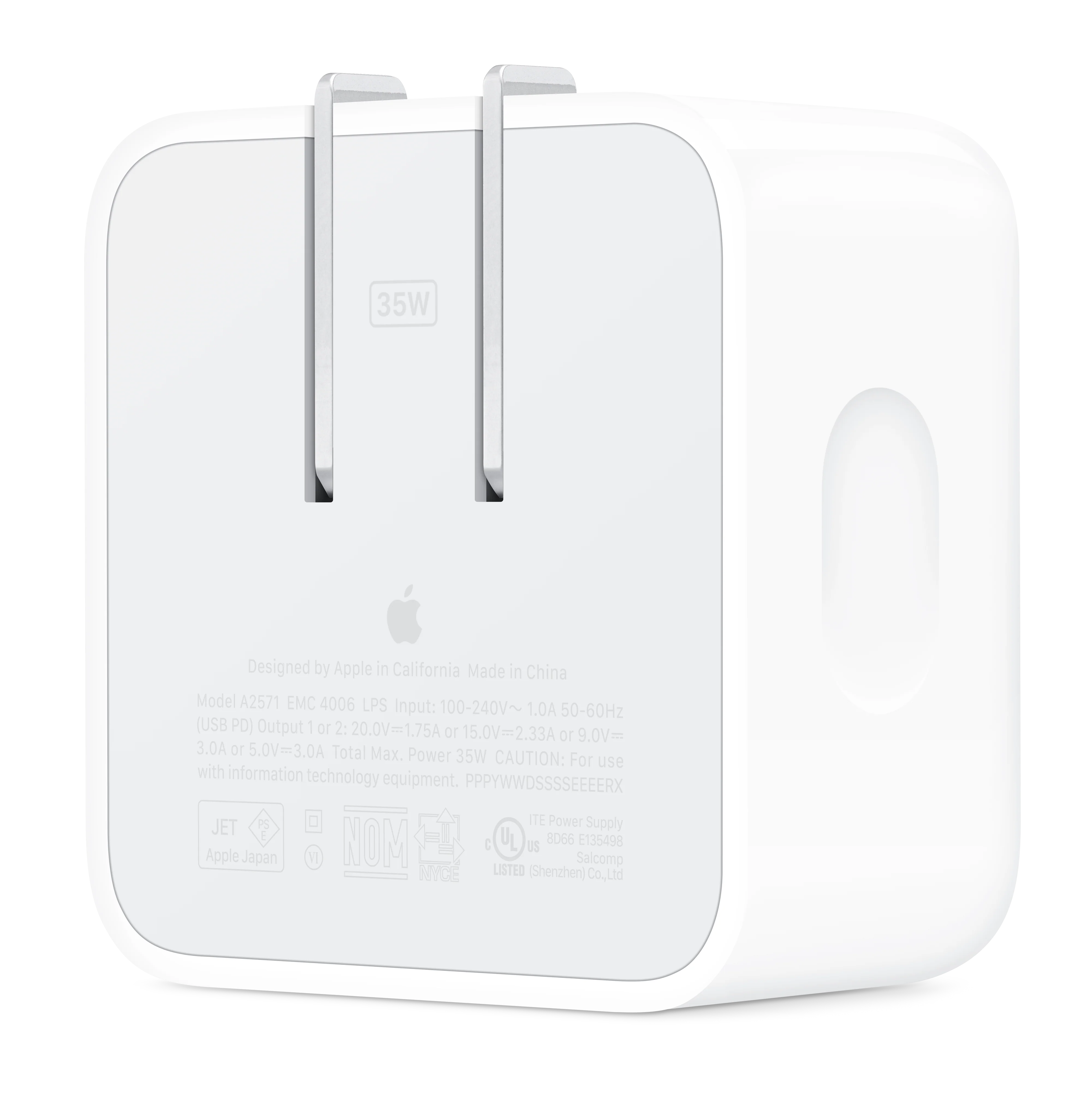 Adaptador de corriente compacto de 35 W con dos puertos USB-C - Image 4