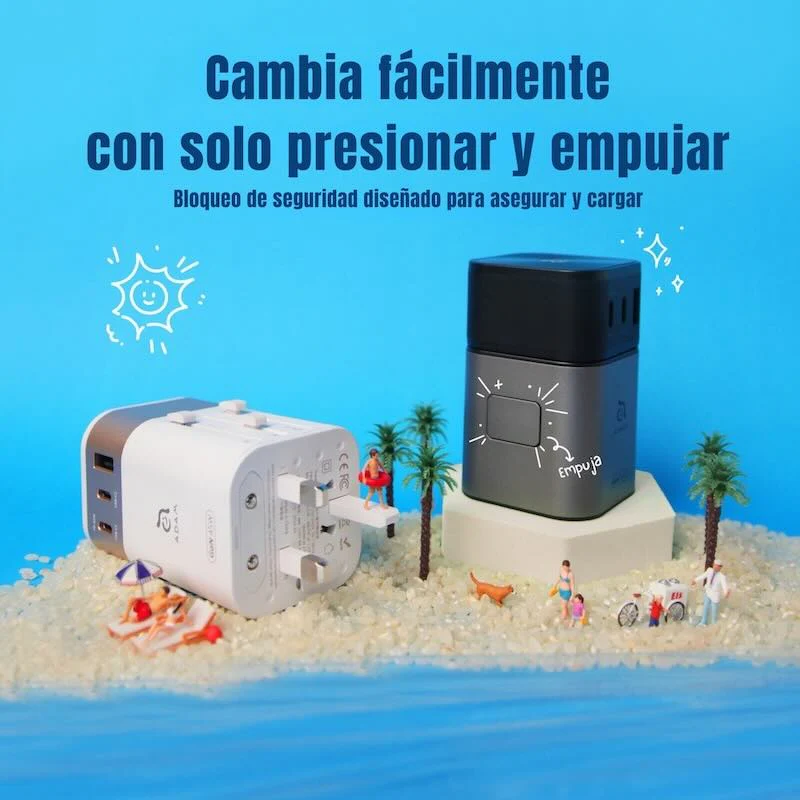 ADAPTADOR DE PARED ADAM ELEMENTS T45 UNIVERSAL TRAVEL 45W - Image 3