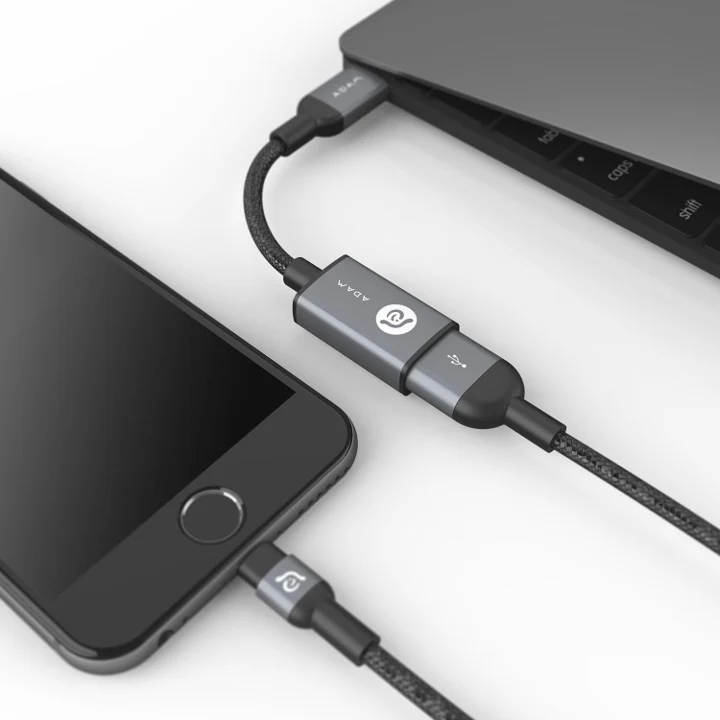 Adaptador Adam Elements CASA F13 USB-C a USB-A - Gris - Image 4