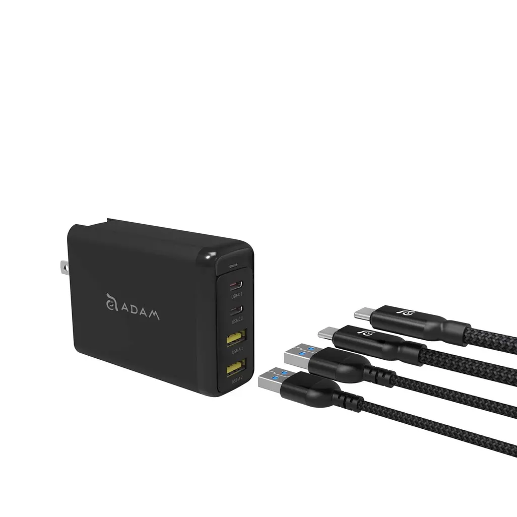 ADAPTADOR ADAM ELEMENTS DE PARED OMNIA PRO TRAVEL 100W BLACK - Image 3