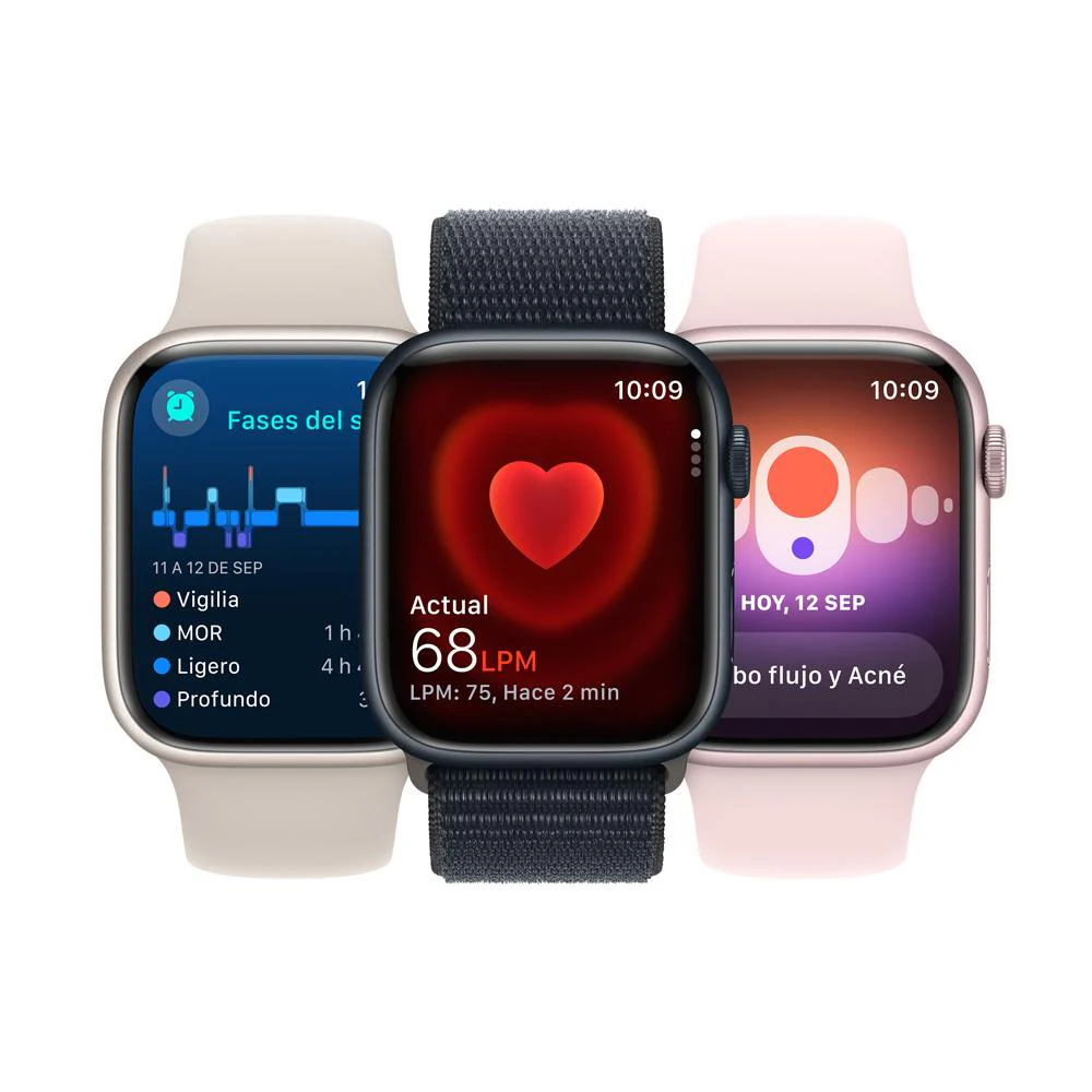 Apple Watch Series 9 GPS • Caja de aluminio (PRODUCT)RED de 41 mm • Correa deportiva (PRODUCT)RED - S/M - Image 7