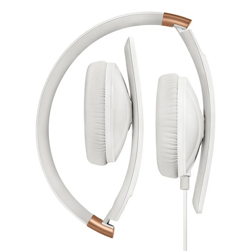 Audífonos SennHeiser plegables sonido HD Alambricos Blanco