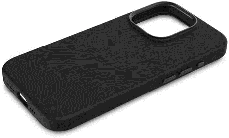 Case de silicona antimicrobiana DECODED para iPhone 15 Pro Max - Negro - Image 3