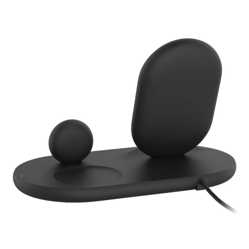 Base De Carga Stand Inalámbrica Belkin Qi 7.5w / 3 En 1 - Negro - Image 2