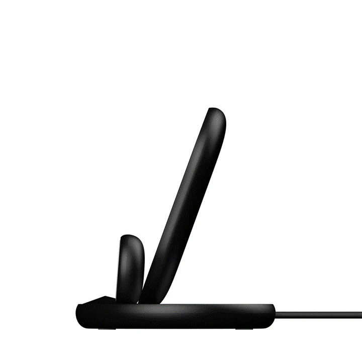 Base De Carga Stand Inalámbrica Belkin Qi 7.5w / 3 En 1 - Negro - Image 5
