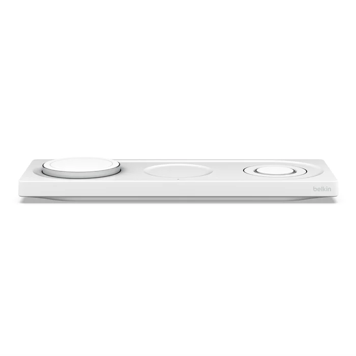 Base de Carga Inalámbrica 3 en 1 MagSafe Pro - Carga Rápida Para Apple Watch 7/8/Ultra- Blanco - Image 4