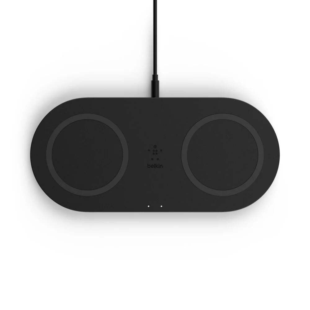 Base De Carga Pad Inalámbrica Belkin Dual Qi 10w Negro - Image 3