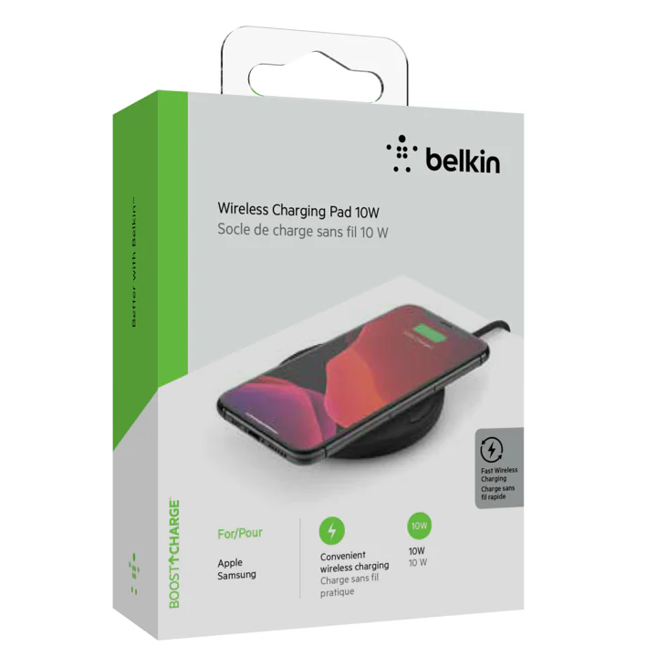 Base De Carga Pad Inalámbrica Belkin Qi 10w - Negro - Image 4