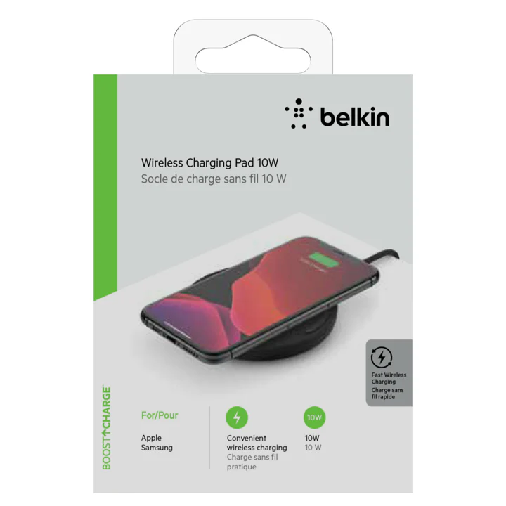 Base De Carga Pad Inalámbrica Belkin Qi 10w - Negro - Image 5