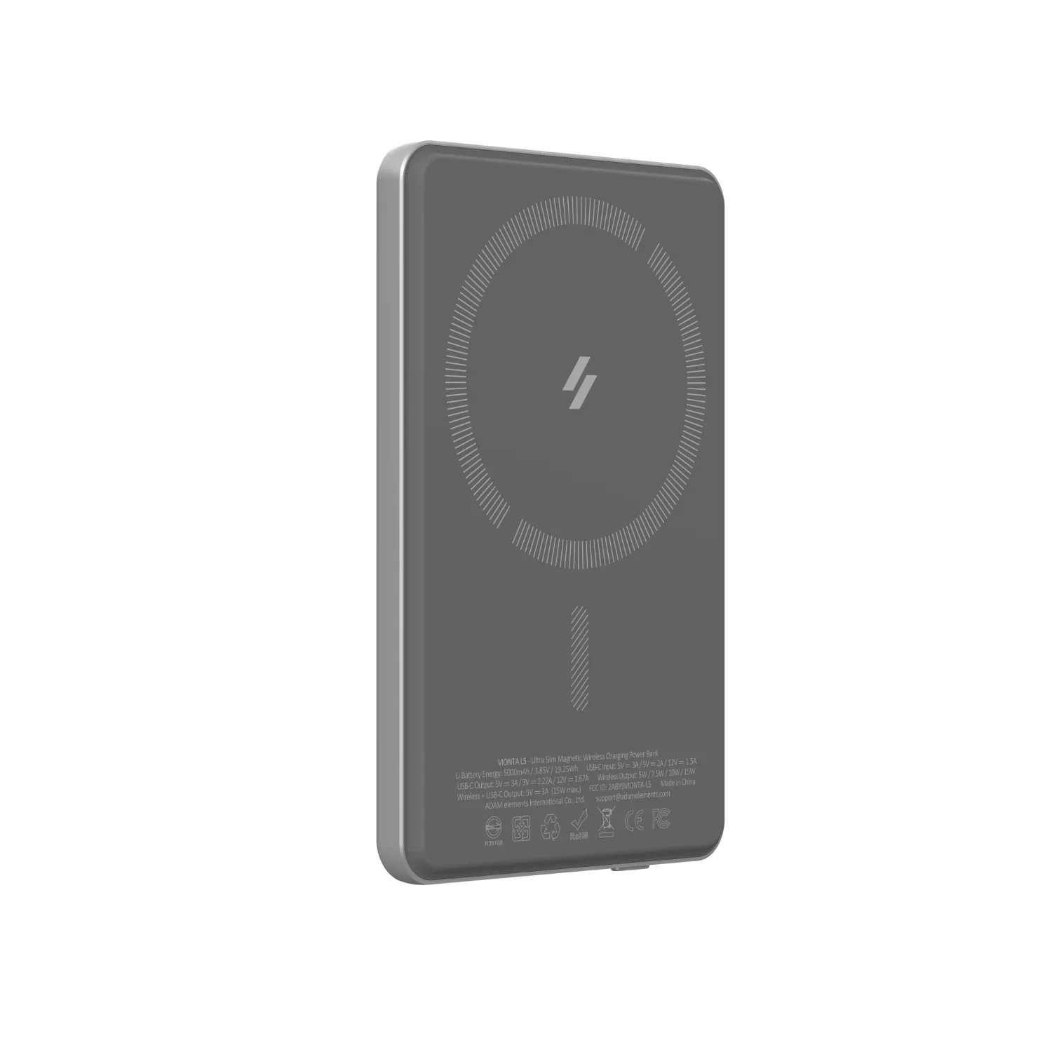 BATERIA ADAM ELEMENTS VIONTA L5 MAGSAFE 5000MAH SILVER - Image 4
