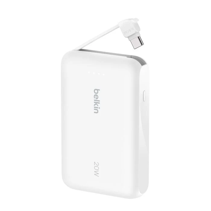 BATERIA BELKIN 20W BOOSTCHARGE 10000 mAh CABLE USB-C WHITE