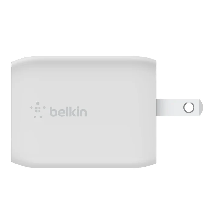 Cargador de pared doble BELKIN USB-C GaN con PPS de 65 W - Blanco - Image 4