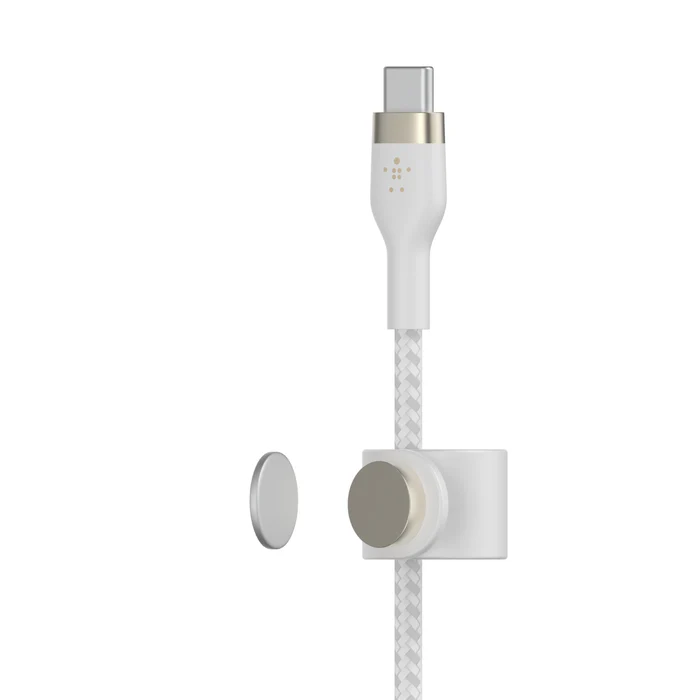 Cable BELKIN Pro Flex USB-C a USB-C con correa 2m - Blanco - Image 5