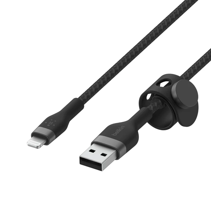 Cable Belkin USB-A a Lightning - 1M - Pro Flex - Negro - Image 2