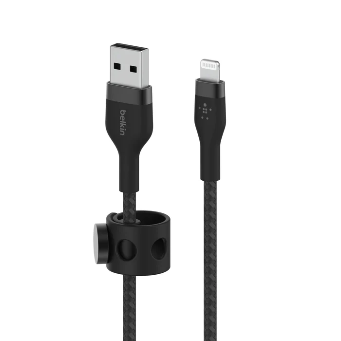 Cable Belkin USB-A a Lightning - 1M - Pro Flex - Negro - Image 4