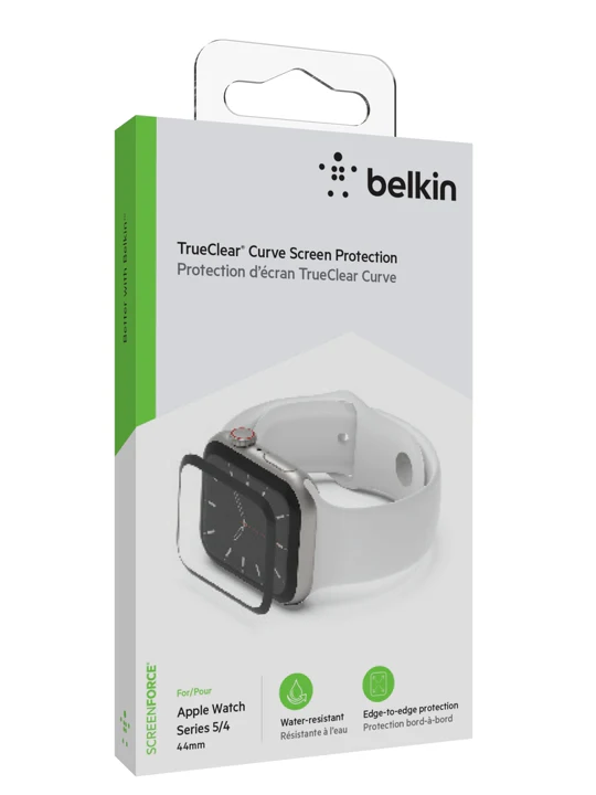 Protector De Pantalla Belkin Para Apple watch Serie SE 4 - 5 - 6 / 44mm - Negro - Image 4