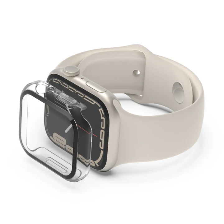 Protector De Pantalla Bumper 360 Belkin Apple Watch - Series (SE-4-5-6-7) - 45mm - Trasparente - Image 5