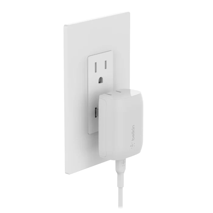 Cargador Belkin 20w - USB-C PPS - Blanco + Cable USB-C - Lightning - Image 5