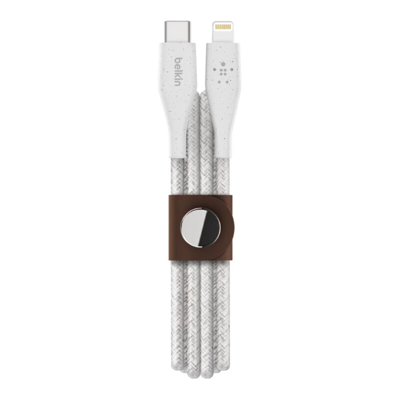 Cable Belkin USB-C a Lightning - 1.2M - DuraTek Plus Carga Rápida - Blanco - Image 6