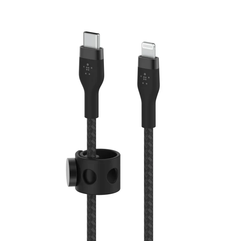 Cable Belkin USB-C a Lightning - 2M - Pro Flex - Negro - Image 2