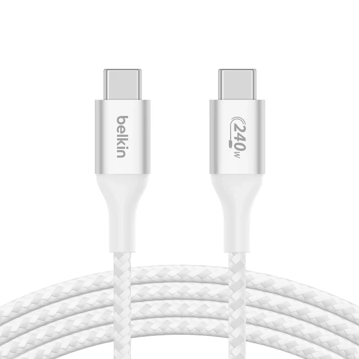 CABLE BELKIN USB-C A USB-C 240W 2M -WHT - Image 2