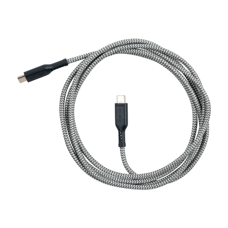 CABLE VENTEV BRAIDED USB-C A USB-C 1.8M GRY - Image 4