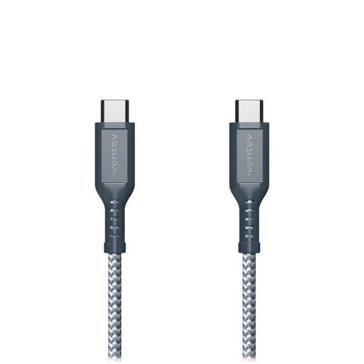 CABLE VENTEV BRAIDED USB-C A USB-C 1.8M GRY - Image 5