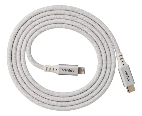 Cable Ventev Lightning 4Pies - Plata
