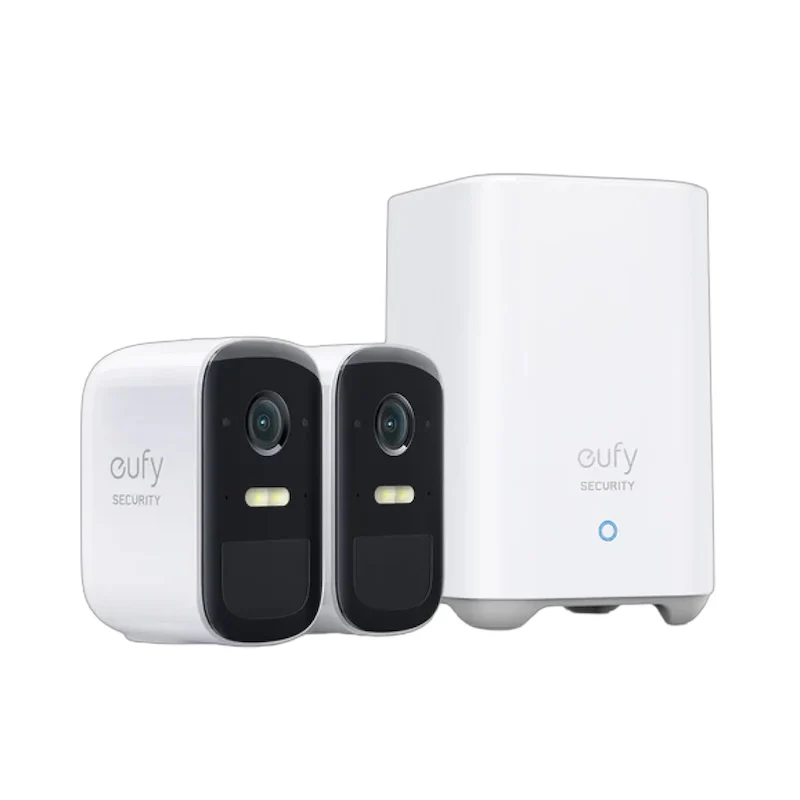 CAMARA INTELIGENTE EUFY DE SEGURIDAD S210 2 CAM KIT + HOMEBASE