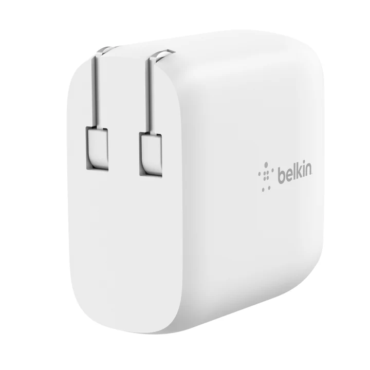 Cargador Belkin 40w - USB-C PD 20w x 2 - Blanco - Image 3