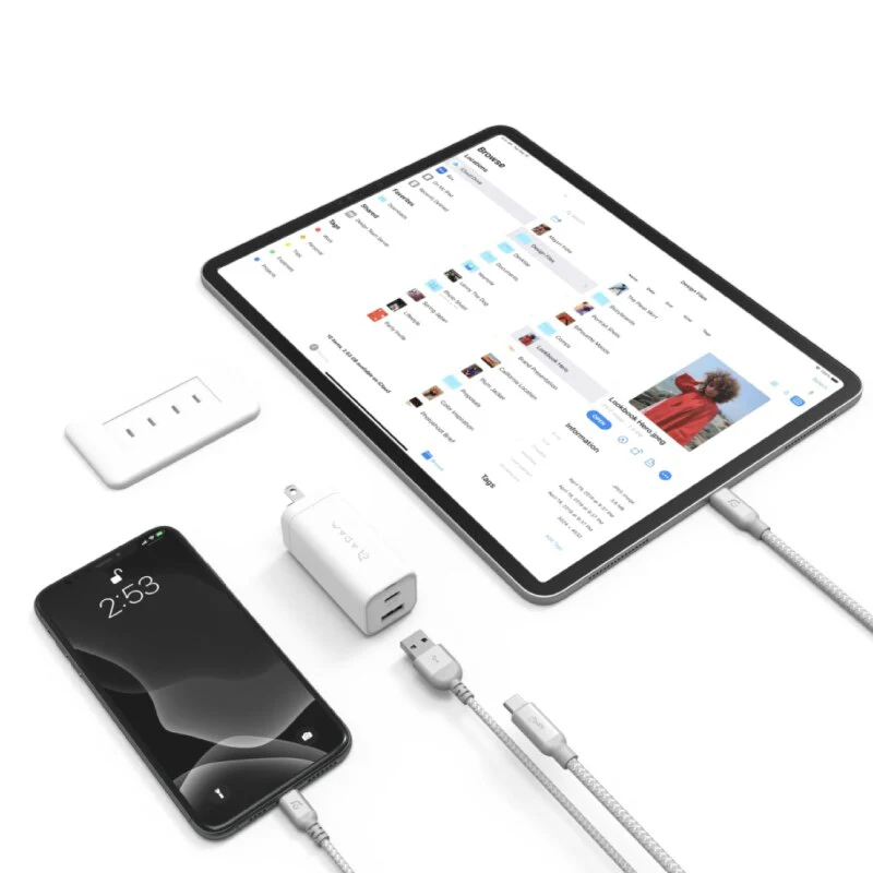 Cargador Pared Adam Elements OMNIA 65W USB-C - Blanco - Image 3