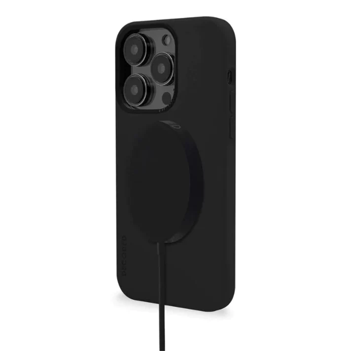 Case de Silicona DECODED BACK COVER Para iPhone 14 Pro - Charcoal - Image 2