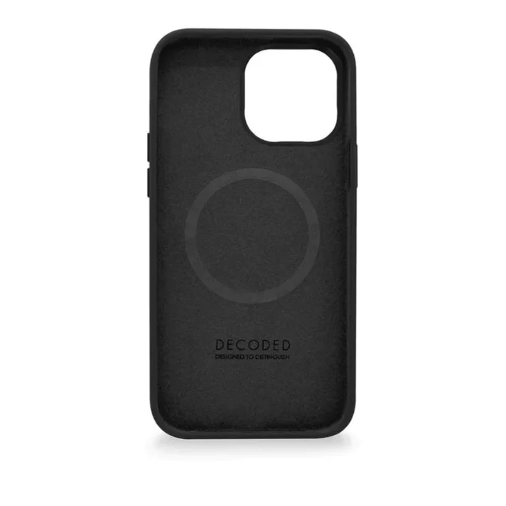Case de Silicona DECODED BACK COVER Para iPhone 14 Pro - Charcoal - Image 3
