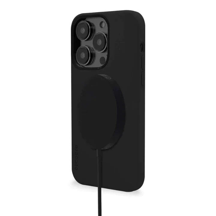 Case de Silicona DECODED BACK COVER Para iPhone 14 Pro Max  - Charcoal - Image 2