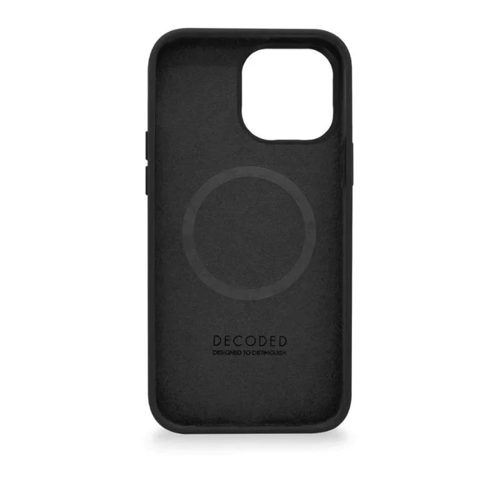 Case de Silicona DECODED BACK COVER Para iPhone 14 Pro Max  - Charcoal - Image 3