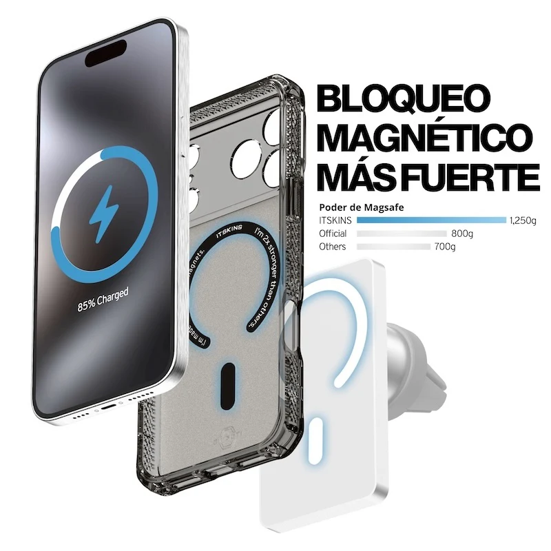 CASE ITSKINS HYBRID R VAPOR MAGSAFE IPHONE 17 PRO SMOK - Image 4