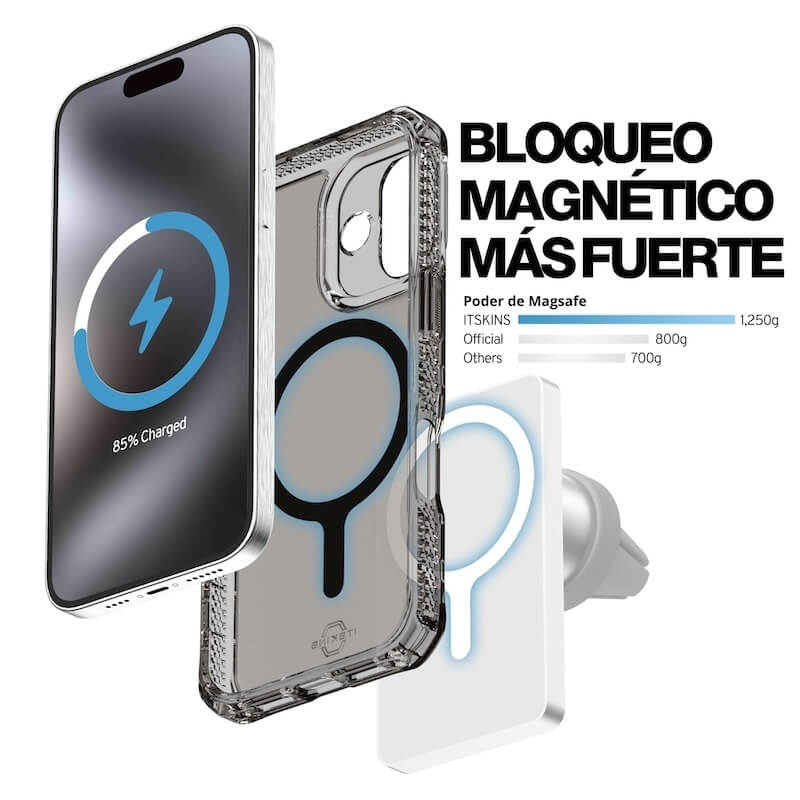 CASE ITSKINS HYBRID R VAPOR MAGSAFE IPHONE 17 SMOK - Image 3